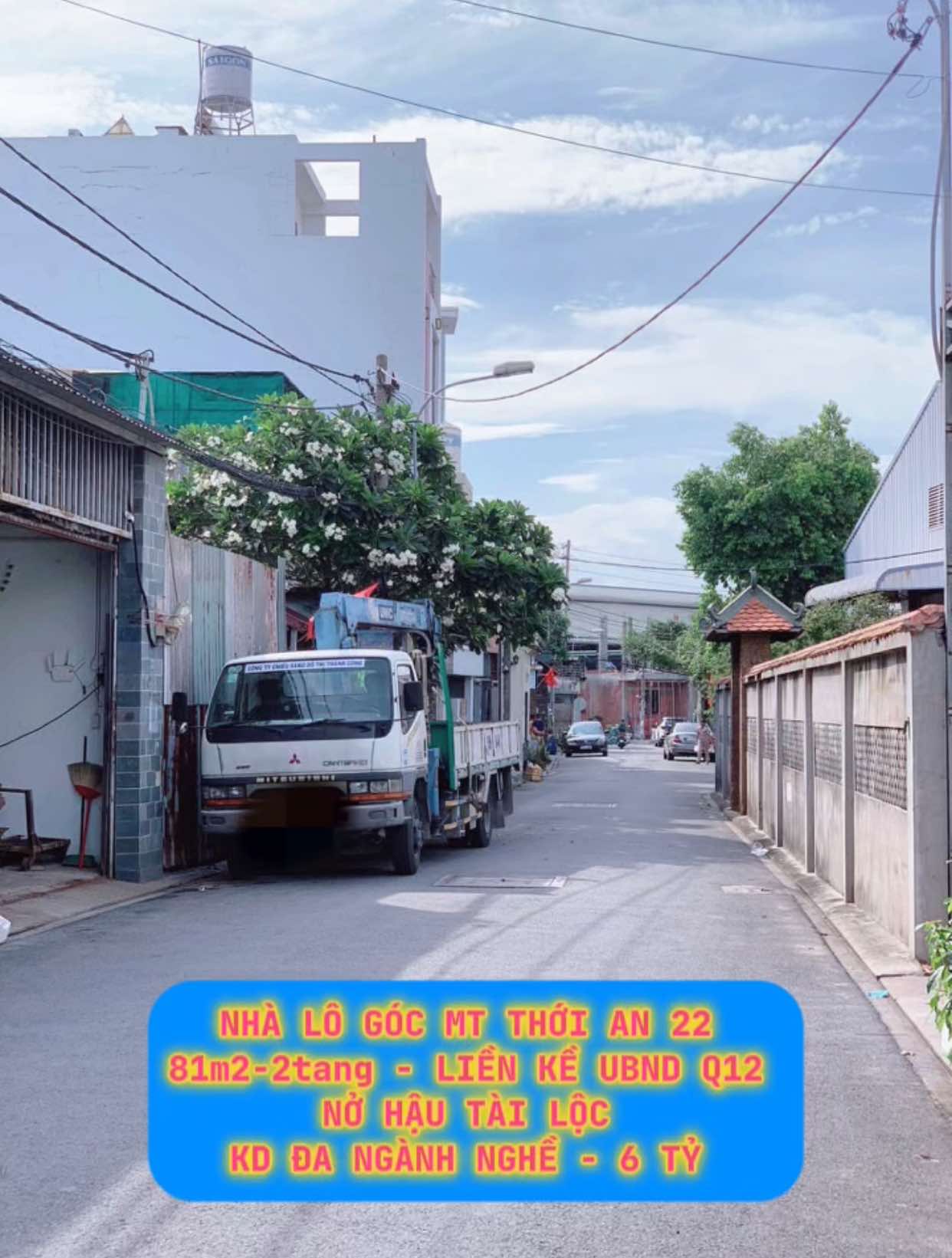 Nhà lô góc mt Thới An 22 , 81m2-2tang , liền kề UBND Quận 12 , nợ hậu tài lộc - 6 tỷ 0932030061 2