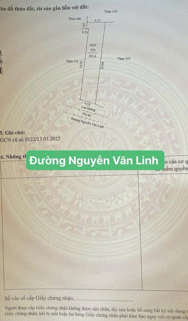 Bán đất mặt phố Nguyễn Văn Linh – trung tâm TP Hải Dương, giá chỉ 120tr/m², kinh doanh đỉnh 2