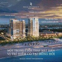 Tòa Signature – Regal Quảng Bình là dự án hiếm vừa có tiềm năng tăng giá, vừa dễ khai thác cho 5