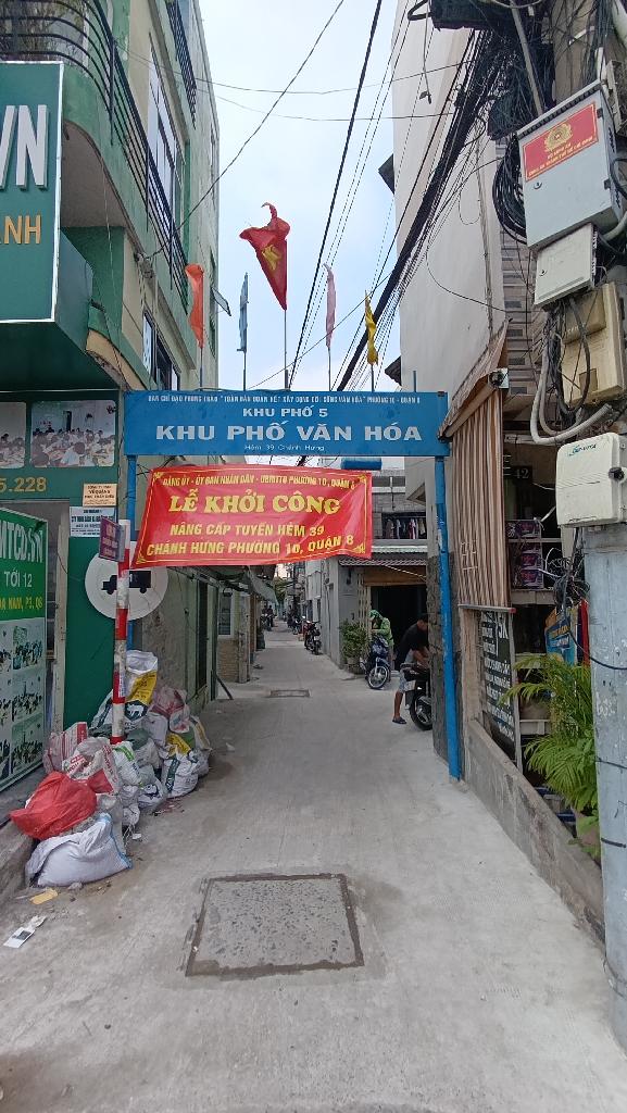 SIÊU PHẨM SÁT VÁCH P10Q 8. Phạm Hùng  Bán gấp dt 85m2 ( 5 x 17m) 3T, 8PN, 8WC chỉ còn 6.9 tỷ. 2
