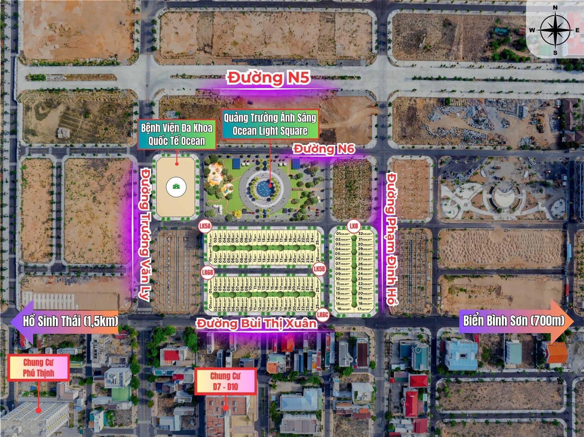 NHÀ PHỐ MẶT BIỂN BÌNH SƠN OCEAN PARK KHÁNH HÒA – CHIẾT KHẤU NGAY 8%, GIÁ GỐC TỪ CHỦ ĐẦU TƯ 5