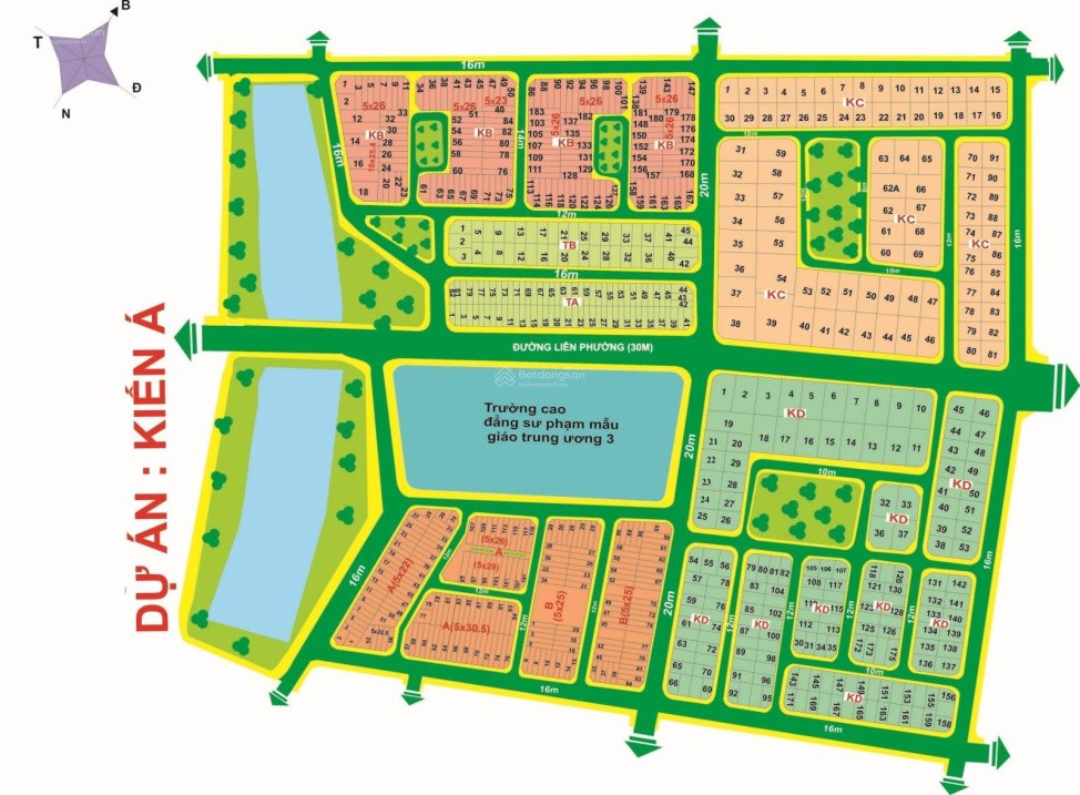Cần bán Đất dự án KDC Kiến Á, Diện tích 135m², Giá 71 Triệu/m²