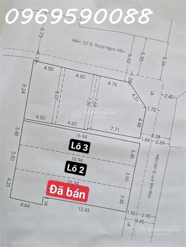 BÁN NHÀ 60M² HXH đậu cửa LŨY BÁN BÍCH-Thoại Ngọc Hầu GIÁ CHỈ 5.8 TỶ 3