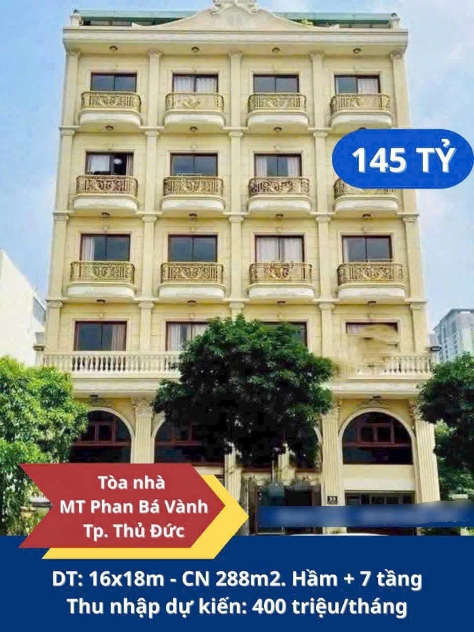 Cần bán Nhà mặt tiền Phường Thạnh Mỹ Lợi, Quận 2, Diện tích 288m², Giá 145 Tỷ