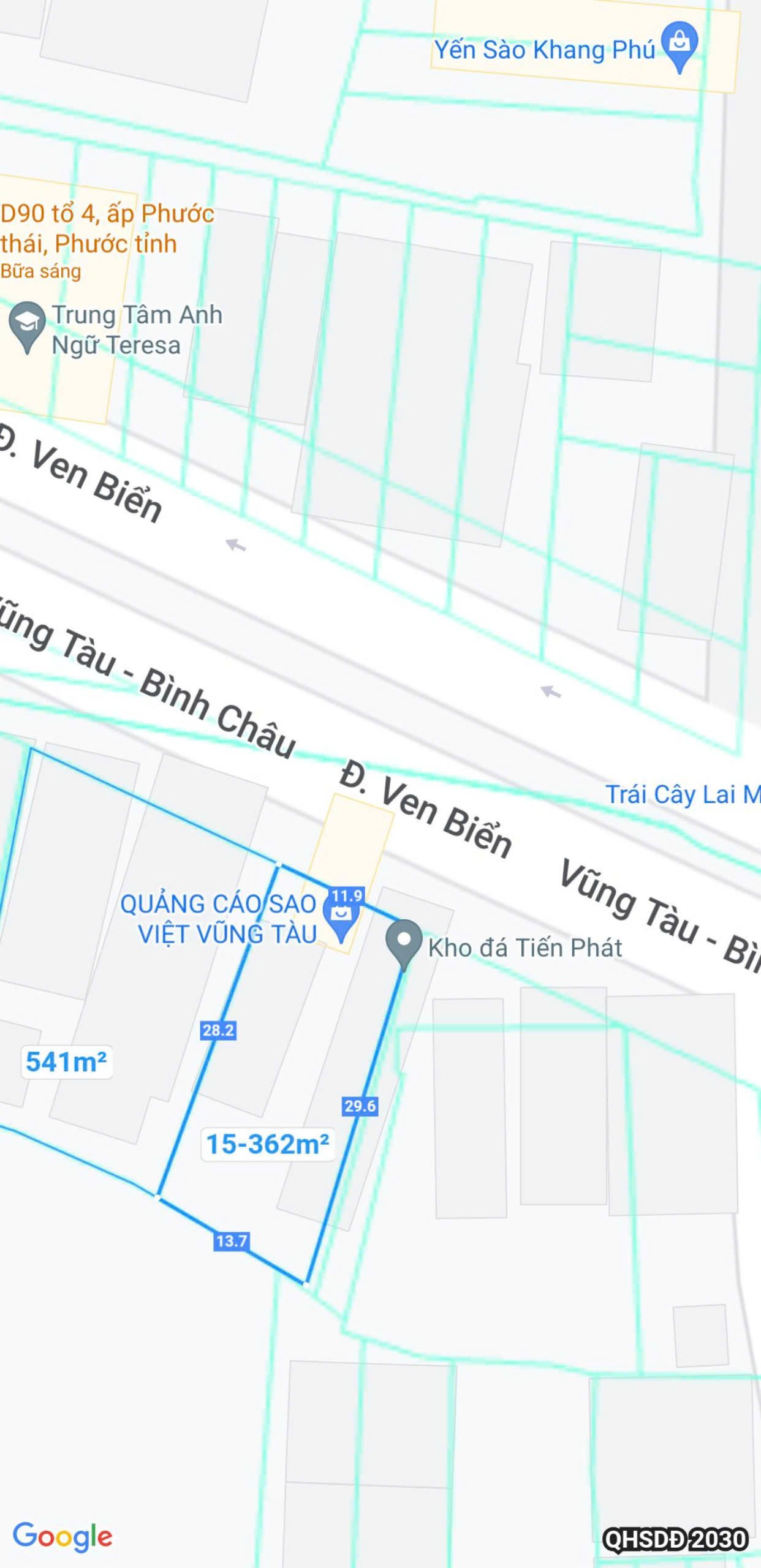 BÁN NHÀ ĐẤT ĐƯỜNG VEN BIỂN TẠI P.TỈNH, L. ĐIỀN, BÀ RỊA - VŨNG TÀU 4
