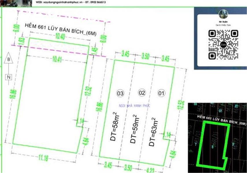 BÁN NHÀ 60M² HXH đậu cửa LŨY BÁN BÍCH-Thoại Ngọc Hầu GIÁ CHỈ 5.8 TỶ 2