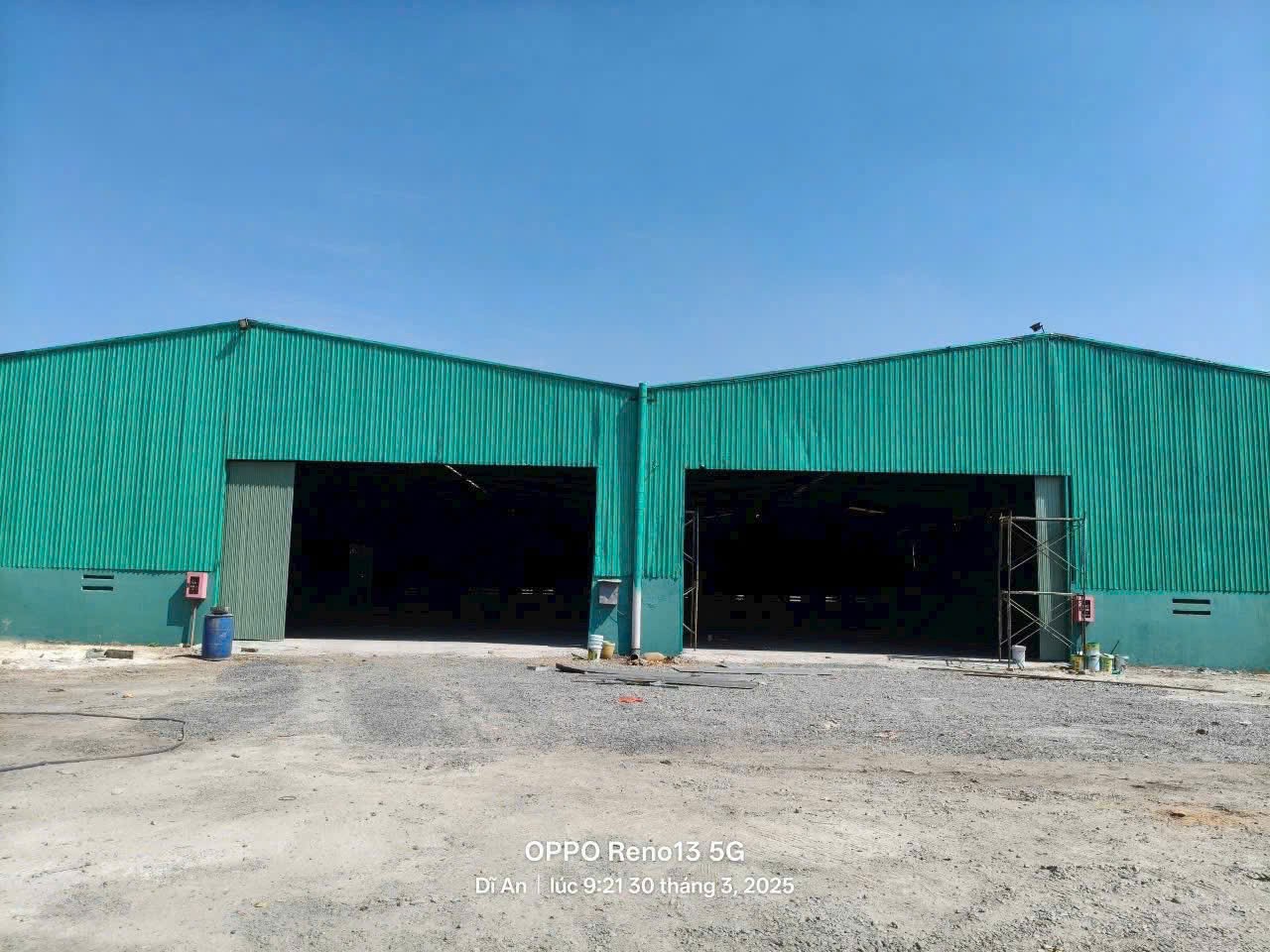 Cho thuê kho xưởng 5.000m² tại Dĩ An, Bình Dương – Giá chỉ 150 triệu/tháng, đường container, ưu