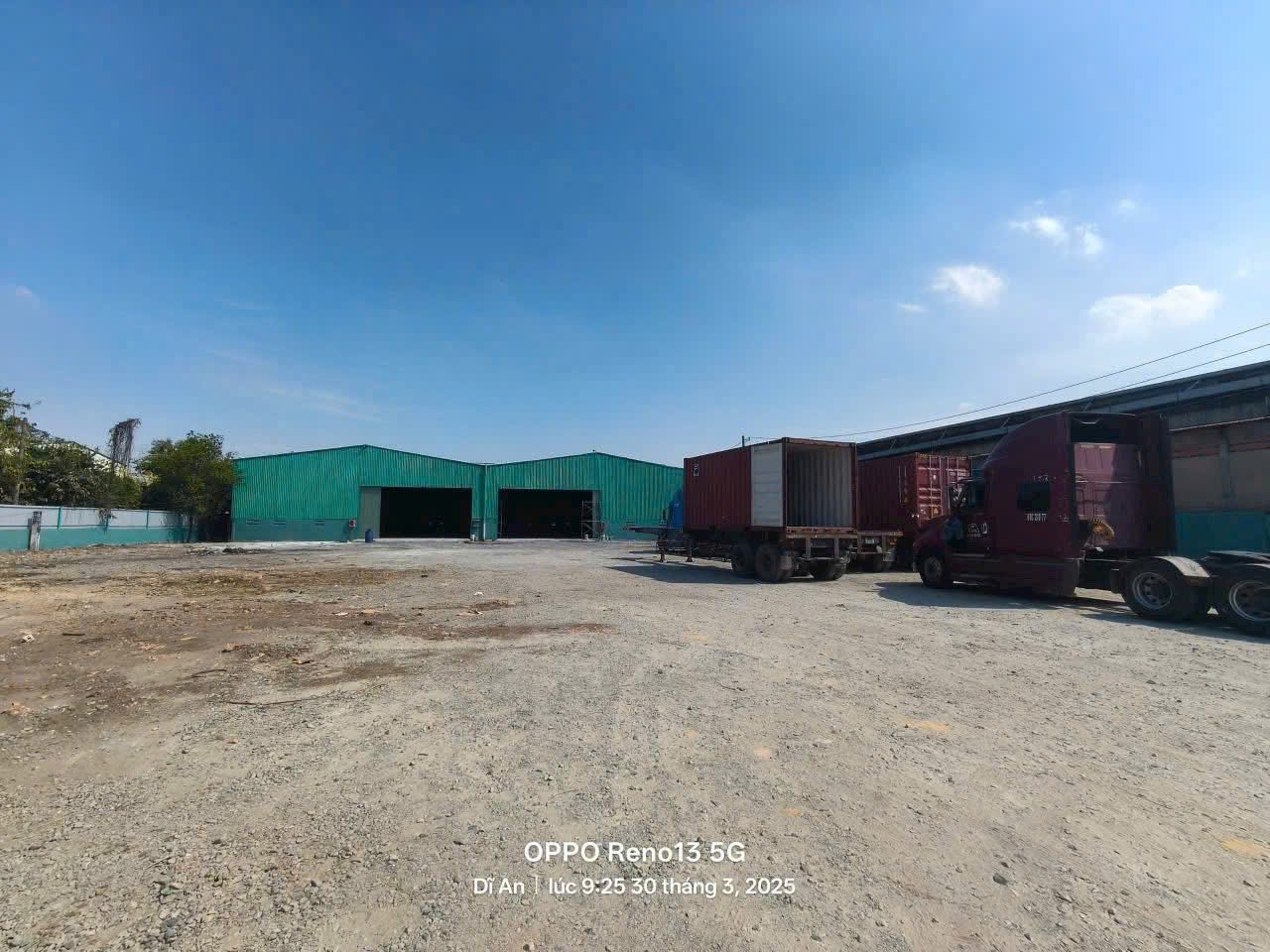 Cho thuê kho xưởng 5.000m² tại Dĩ An, Bình Dương – Giá chỉ 150 triệu/tháng, đường container, ưu 3