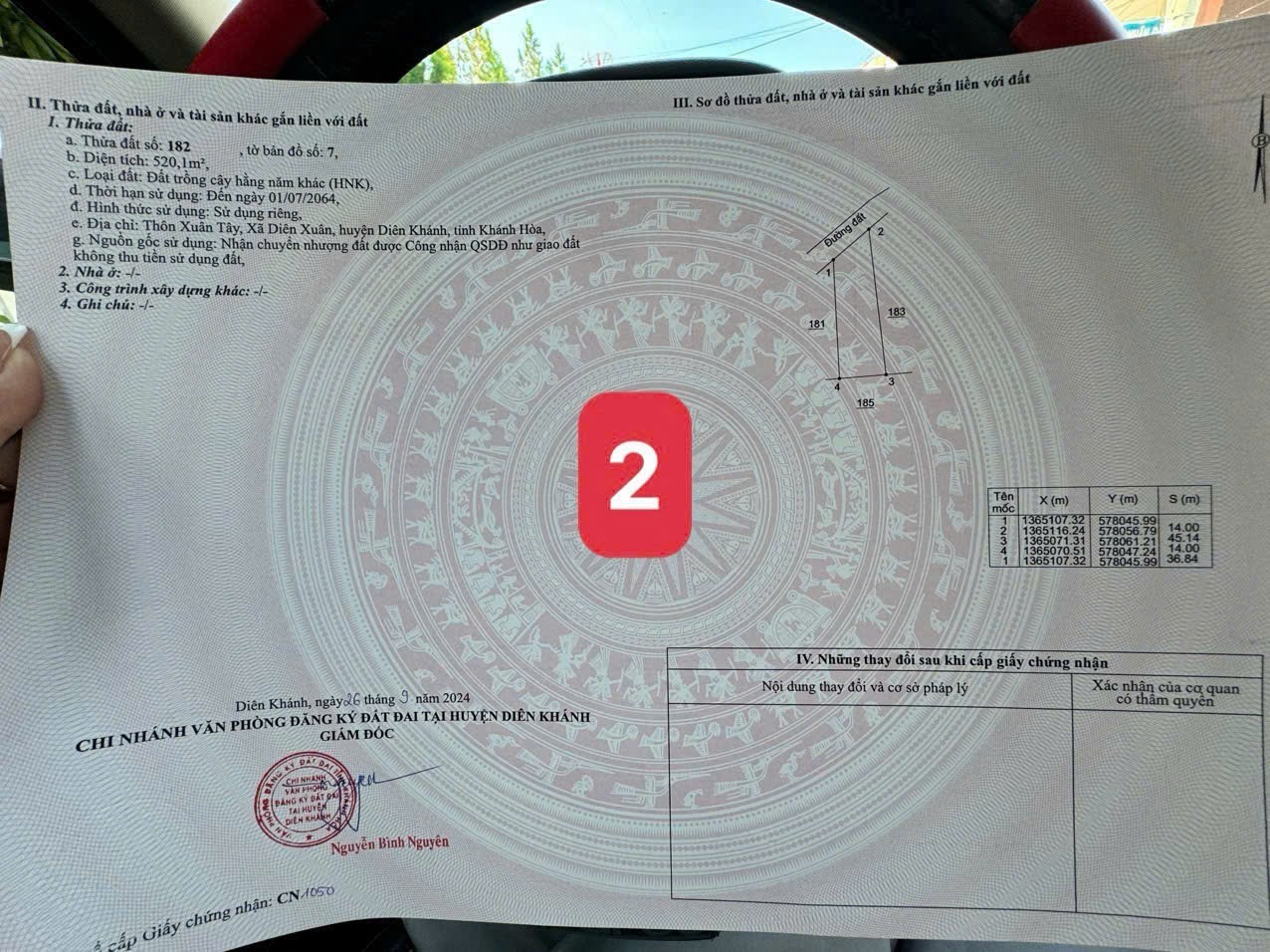 Bán đất vườn Diên Xuân giá rẻ cách khu dân cư chỉ 300m 6