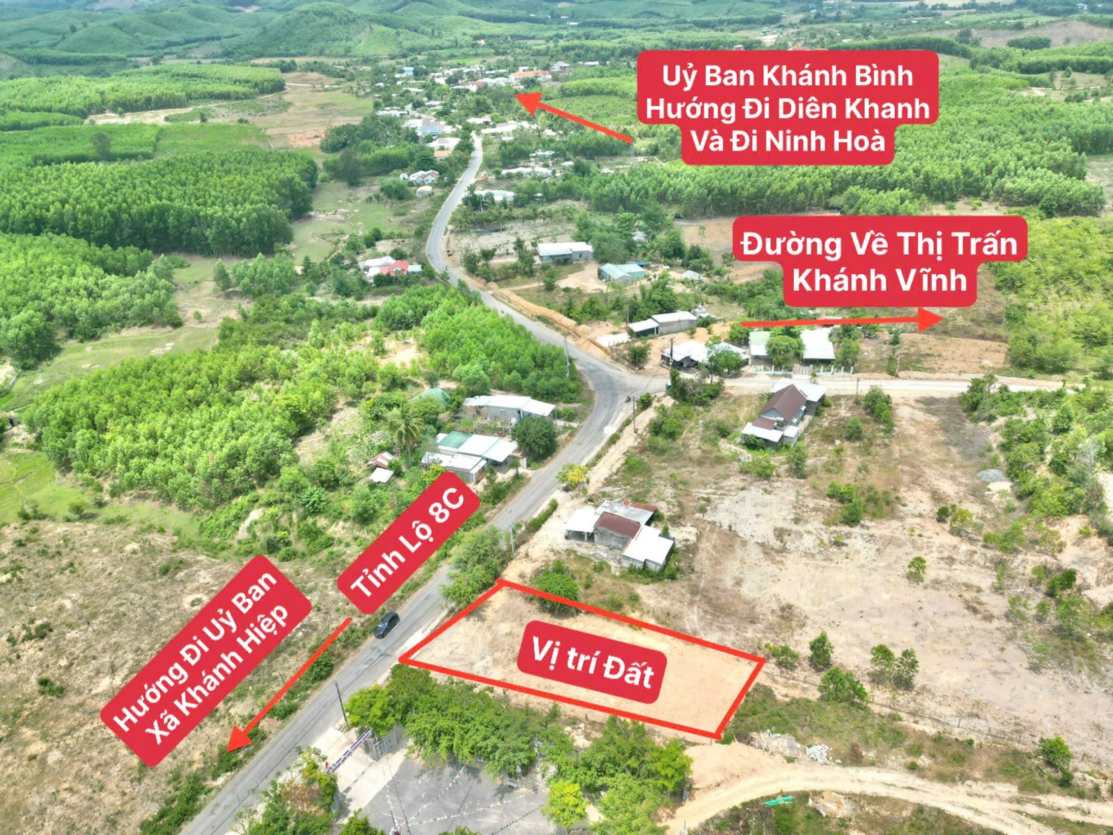 Bán đất mặt tiền Tỉnh Lộ 8C - Khánh Hiệp - Khánh Vĩnh ngay nhà thờ Bến Khế 5