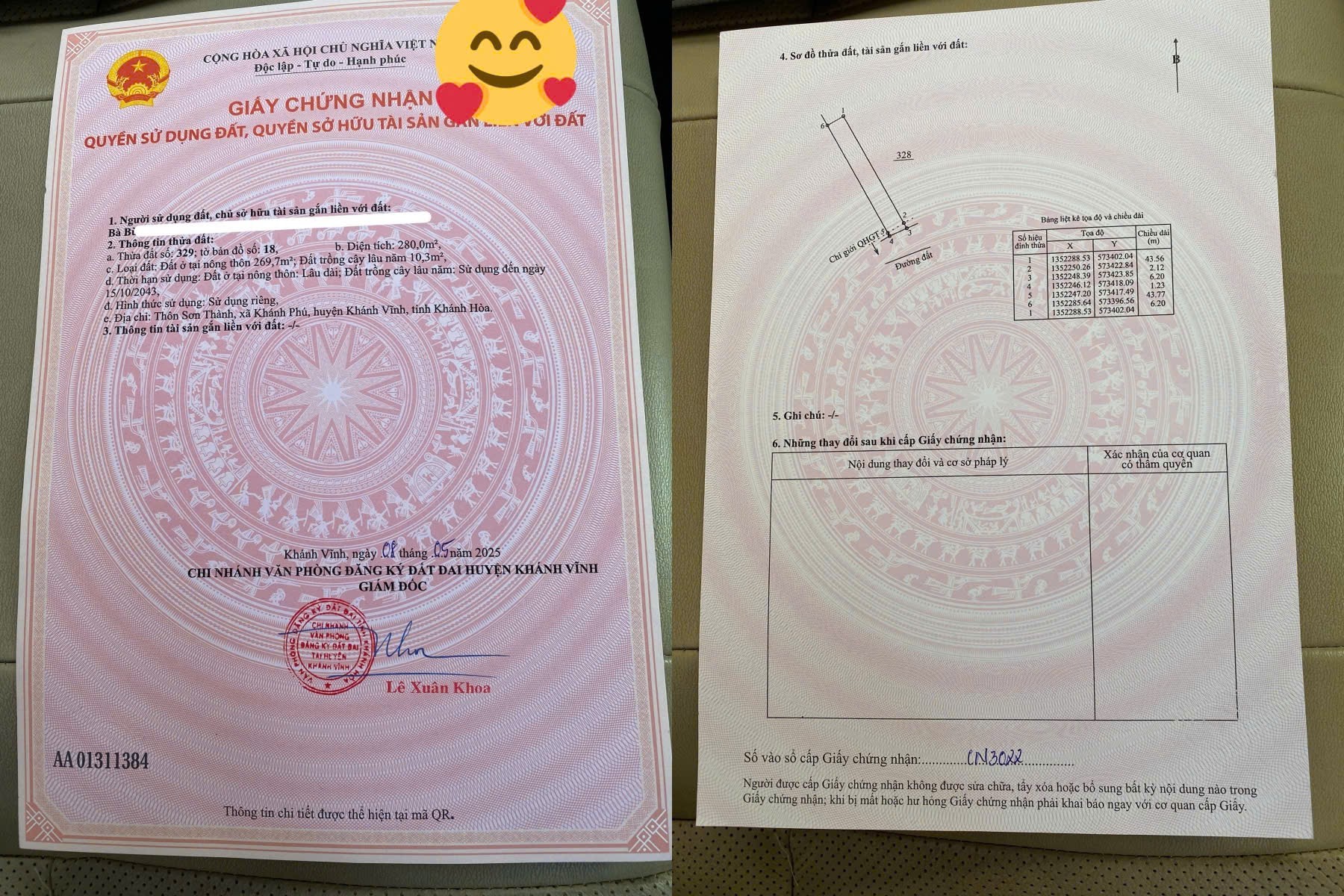 Bán đất Khánh Phú mặt tiền đường nhựa ngay Uỷ ban xã đi vào - tặng nhà cấp 4 9