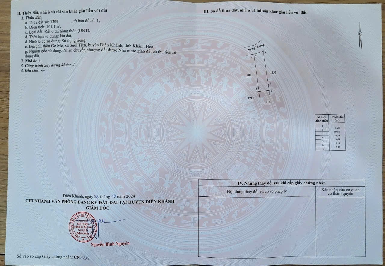 Bán đất Suối Tiên giá rẻ full thổ cư mặt tiền đường nhựa gần Hương Lộ 39 6