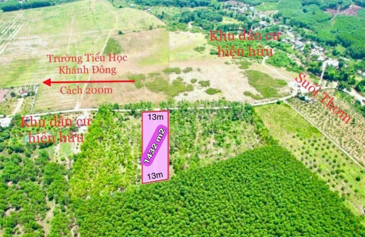 Bán đất Khánh Đông giá rẻ có thổ cư gần trường tiểu học 5