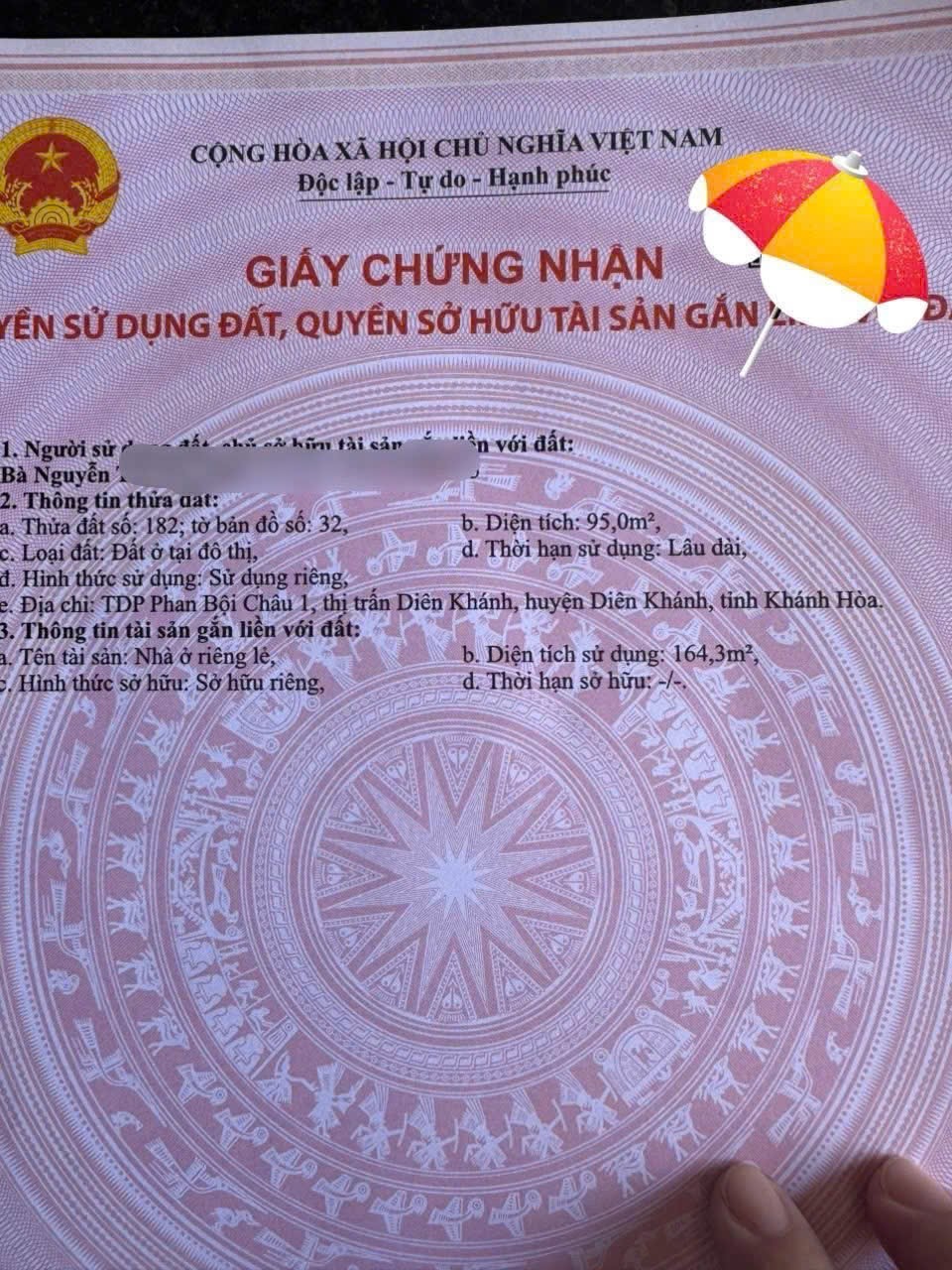 Bán nhà Trung Tâm Thị Trấn Diên Khánh sát bên cầu Cạn đường 23/10 13