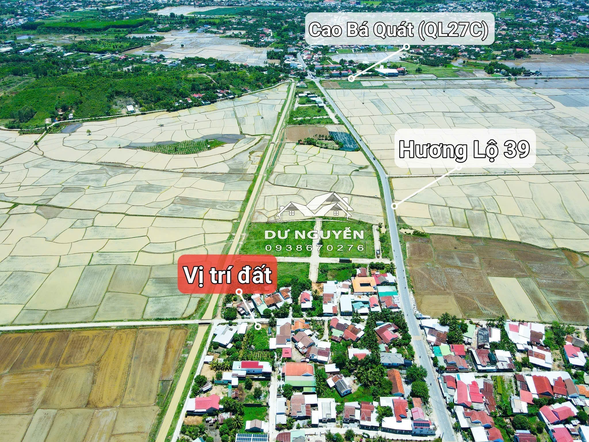 Bán đất Bình Lộc ngay khu bàn cờ trung tâm hành chính xã - sát bên Hương Lộ 39 8