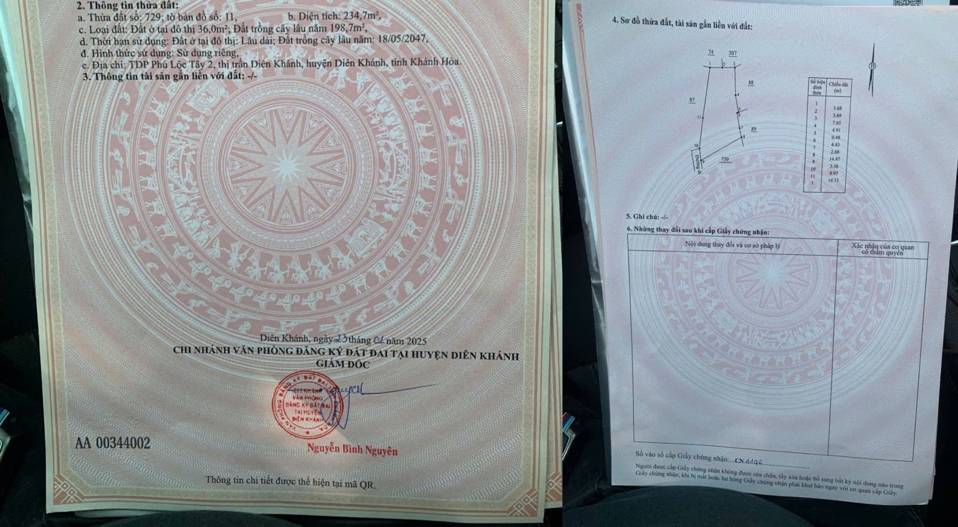 Bán đất thị trấn Diên Khánh giá rẻ rộng rãi sát bên bờ kè Trần Phú - phù hợp làm nhà vườn 9