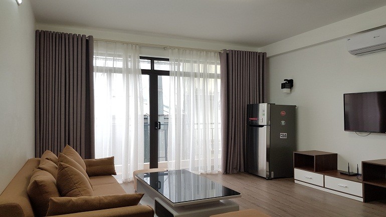 Cho thuê căn hộ dịch vụ tại làng Yên Phụ, Tây Hồ, 80m2, 2PN, đầy đủ nội thất đẹp hiện đại 2