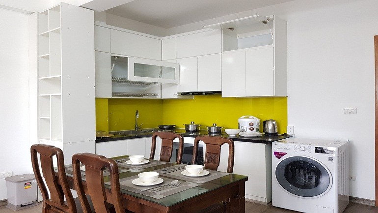Cho thuê căn hộ dịch vụ tại làng Yên Phụ, Tây Hồ, 80m2, 2PN, đầy đủ nội thất đẹp hiện đại 6