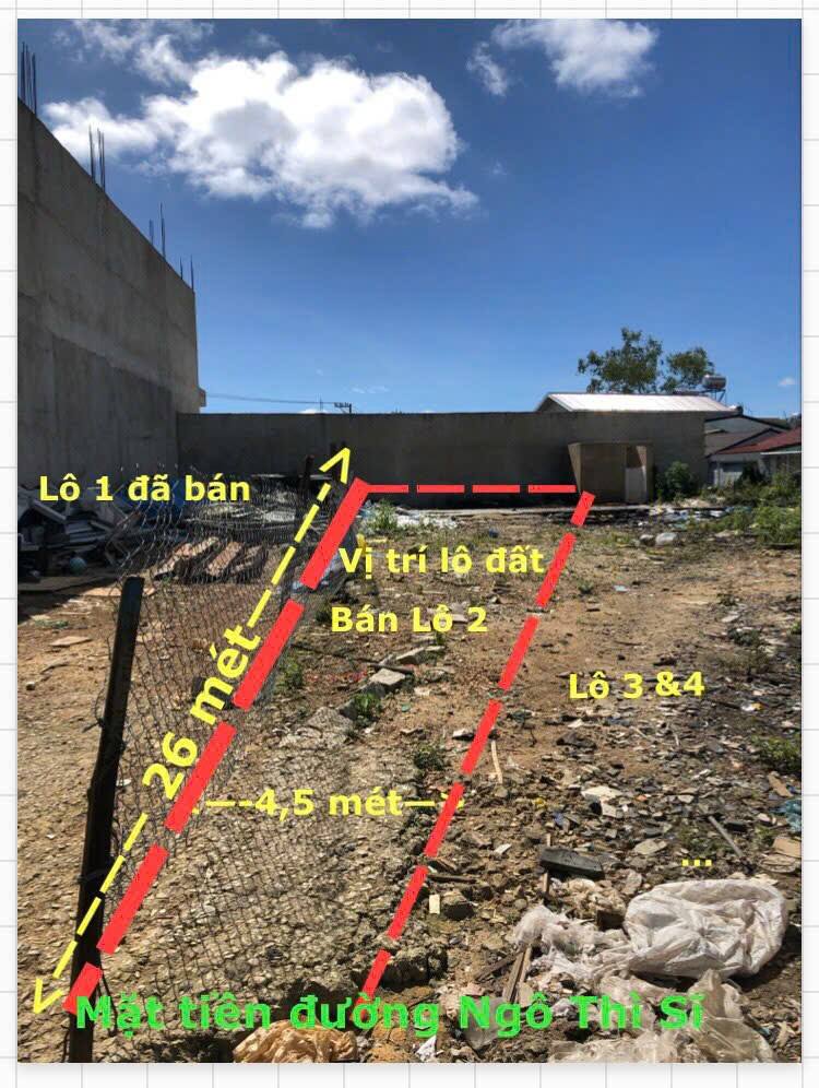 CẦN TIỀN BÁN GẤP - ĐẤT MẶT TIỀN ĐƯỜNG NGÔ THI SỸ - P4, ĐÀ LẠT Giá 6.5 tỷ 2