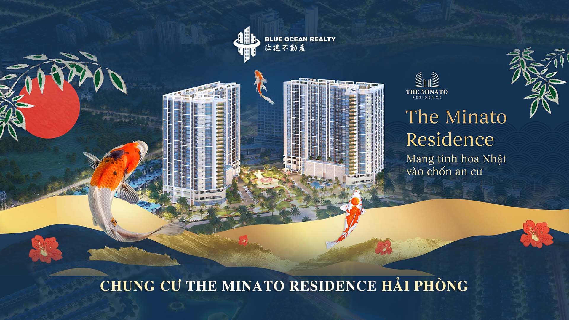 bán căn chung cư the minato hải phòng 6ty 300tr DT120m2, 3ngu ,2ve sinh LH 083.2865.116