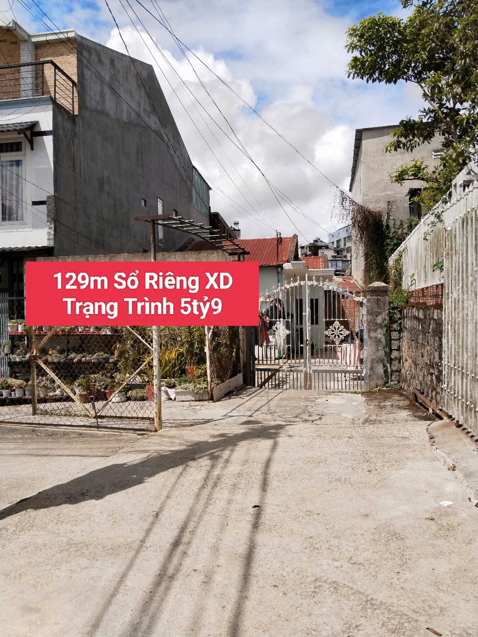 Bán Đất tặng Nhà C4 Trạng Trình, P9, Đà Lạt cách hồ Xuân Hương chỉ 900m giá chỉ 5,9 tỷ