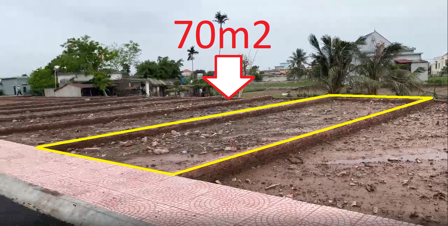 CẦN BÁN Đất thị trấn quất lâm 70m² Giá 1.3 Tỷ cách biển 100m
