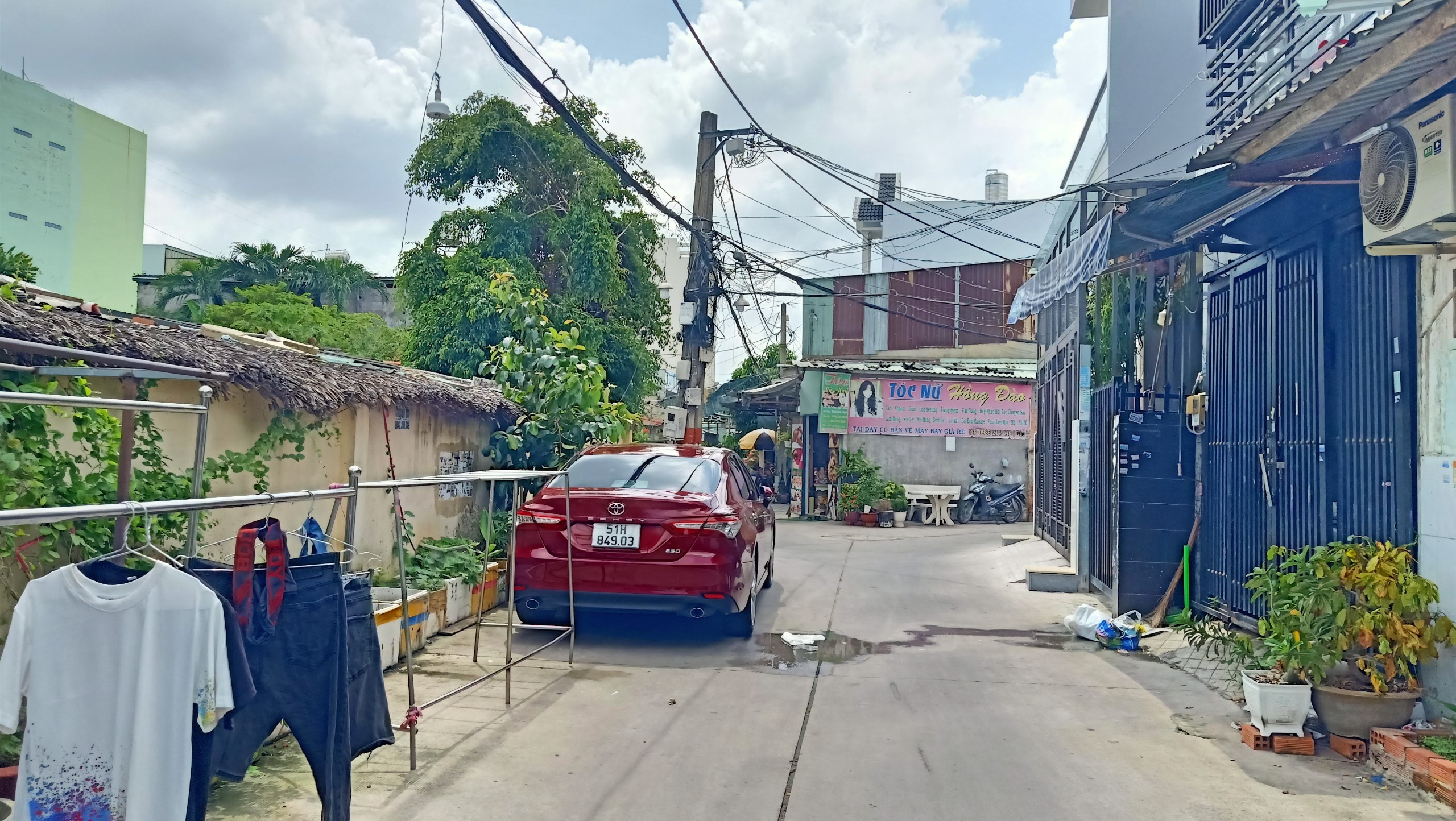 Nhà HXH Lê Trọng Tấn Q.TP Ô tô vào nhà 3T BTCT 73m2 (5x14.5m) - cho thuê gần 25tr/th