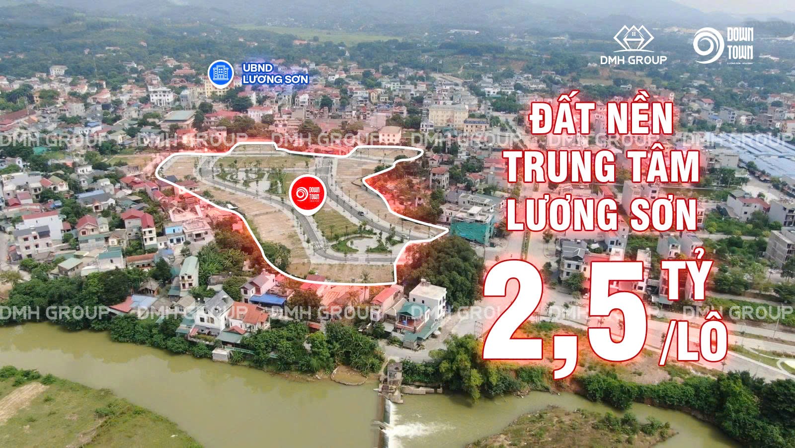 Cần bán lô đất nền trung tâm thị xã Lương Sơn. Giá 2,4 tỷ.