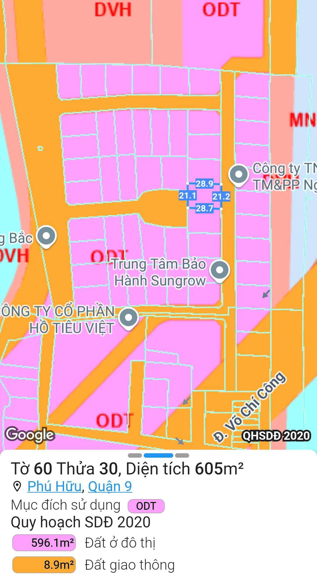 Cần bán Đất Phường Phú Hữu, Quận 9, Diện tích 610m², Giá 21.5 Tỷ