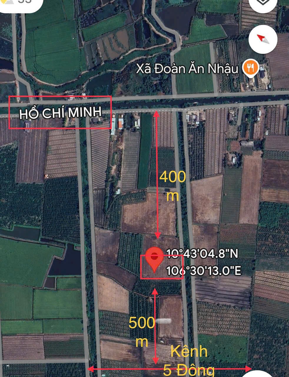 5585m2 đất vườn xã Lương Hòa, huyện Bến Lức giá 4,6 tỷ 4
