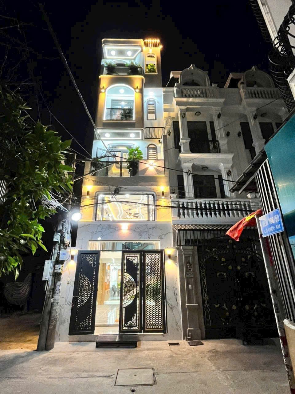 Nhà hẻm Nguyễn Súy, p Tân Quý, Tân Phú dt 64m2 3 lầu 5pn 6wc giá 8,7 tỷ 2
