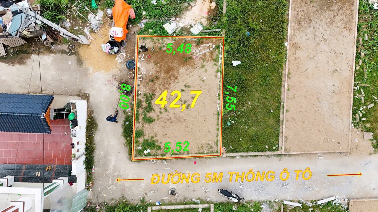 Bán 42m đất tổ 9, TT Quang Minh, Mê Linh. Lô góc 2 mặt thoáng cực đẹp