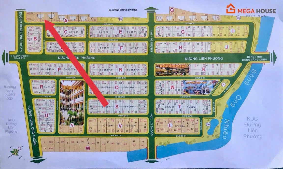 Cần bán Đất Phường Phú Hữu, Quận 9, Diện tích 436m², Giá 24 Tỷ
