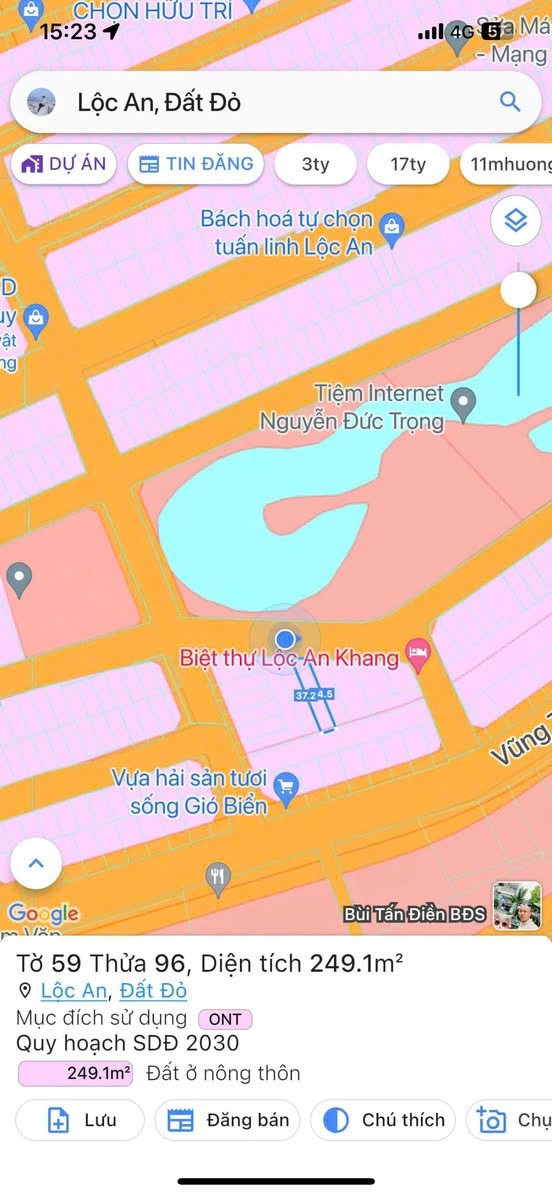 Cần bán Đất Đất Đỏ, Bà Rịa Vũng Tàu, Diện tích 250m², Giá 5.000.000 Triệu/m² 2