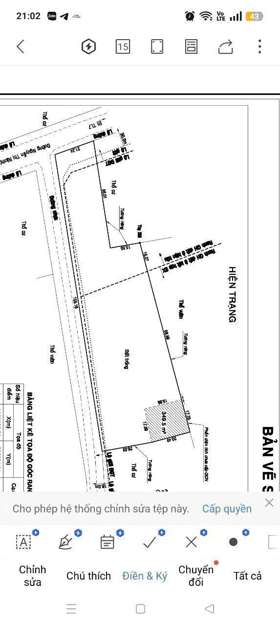 5000m2 đất góc 2 mặt tiền đường Nguyễn Thị Rành, xã Nhuận Đức giá 30 tỷ 7