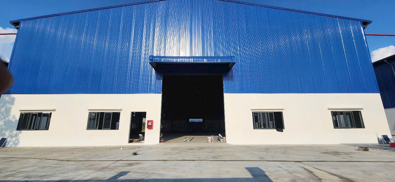 Nhà xưởng cho thuê ở xã Đức Hòa Hạ, Đức Hòa, dtxd 4465m2 giá 450tr/ tháng 3