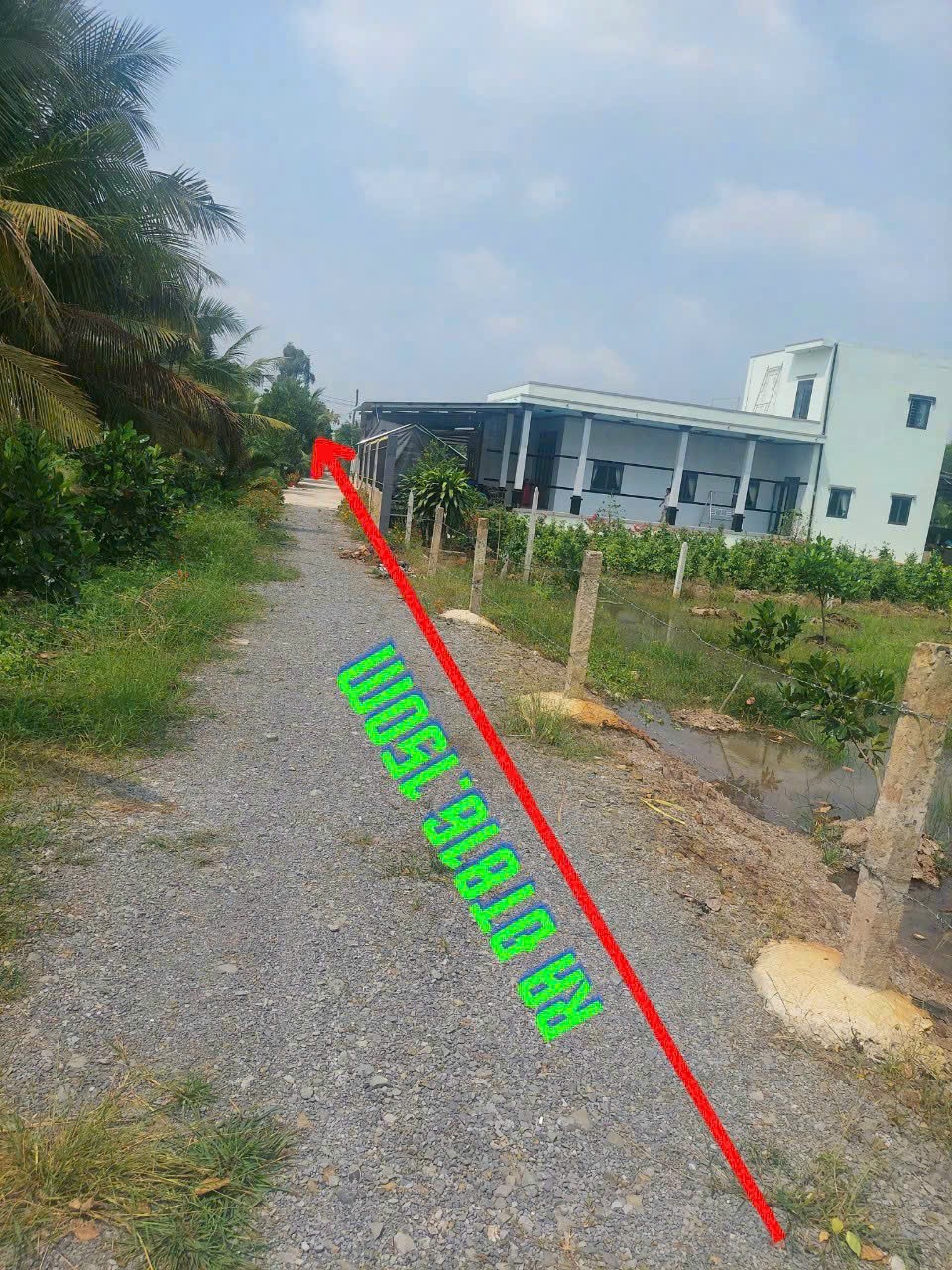 2 nền thổ cư liền kề xã Thạnh Hòa, Bến Lức dt 100m2 giá 620tr / nền 3