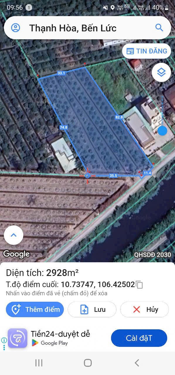 2000m2 đất vườn xã Thạnh Hòa, Bến Lức giá 2,1 tỷ 5