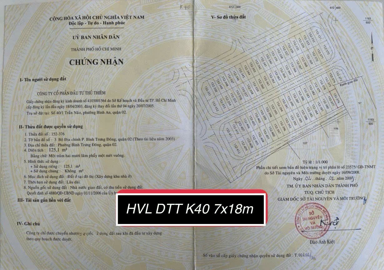Cần bán Đất Phường Bình Trưng Đông, Quận 2, Diện tích 125m², Giá 9.8 Tỷ 4
