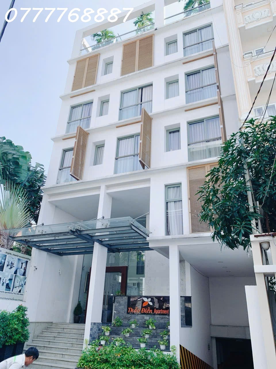 Tòa CHDV 260m2 đất hầm 6 tầng Thảo Điền Quận 2 - cho thuê 200tr/ tháng