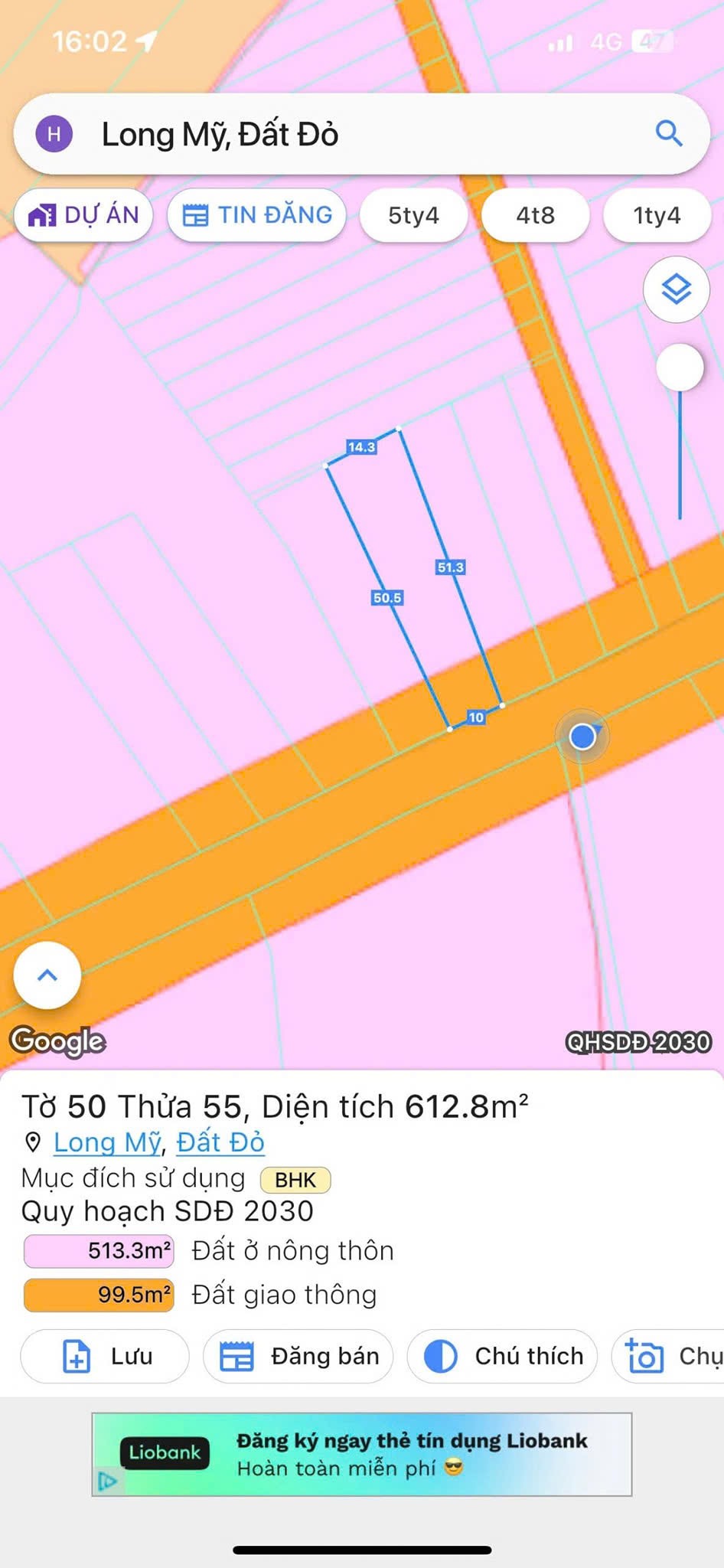 Cần bán Đất Đất Đỏ, Bà Rịa Vũng Tàu, Diện tích 612m², Giá 3.000.000 Triệu/m² 3