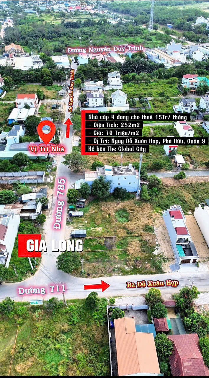 Cần bán Nhà mặt tiền Phường Phú Hữu, Quận 9, Diện tích 252m², Giá Thương lượng 2