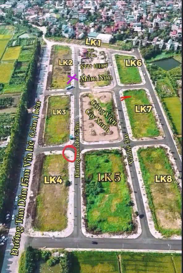 Bán đất đấu giá Tân Dân phường Việt Hòa, Hải Dương giá từ 2.x tỷ 2