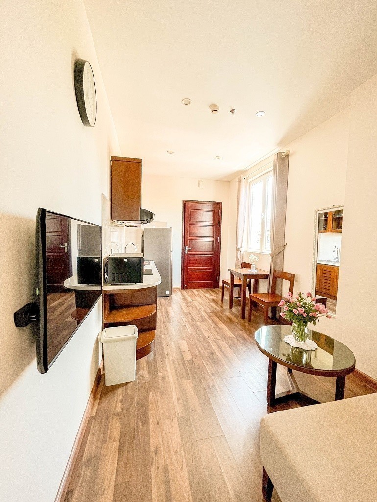 Cho thuê Căn hộ chung cư đường Lê Văn Hưu, Phường Bùi Thị Xuân, Diện tích 45m², Giá 16.5 Triệu 2