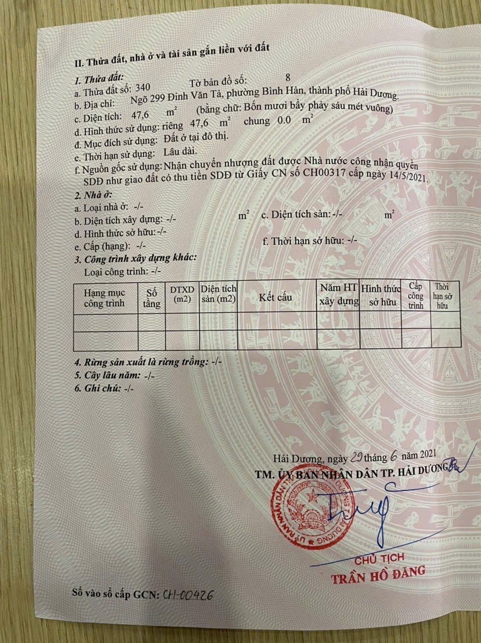 Đất Đinh Văn Tả Bình Hàn 47.5m2 nở hậu tài lộc giá chỉ 890 triệu 3