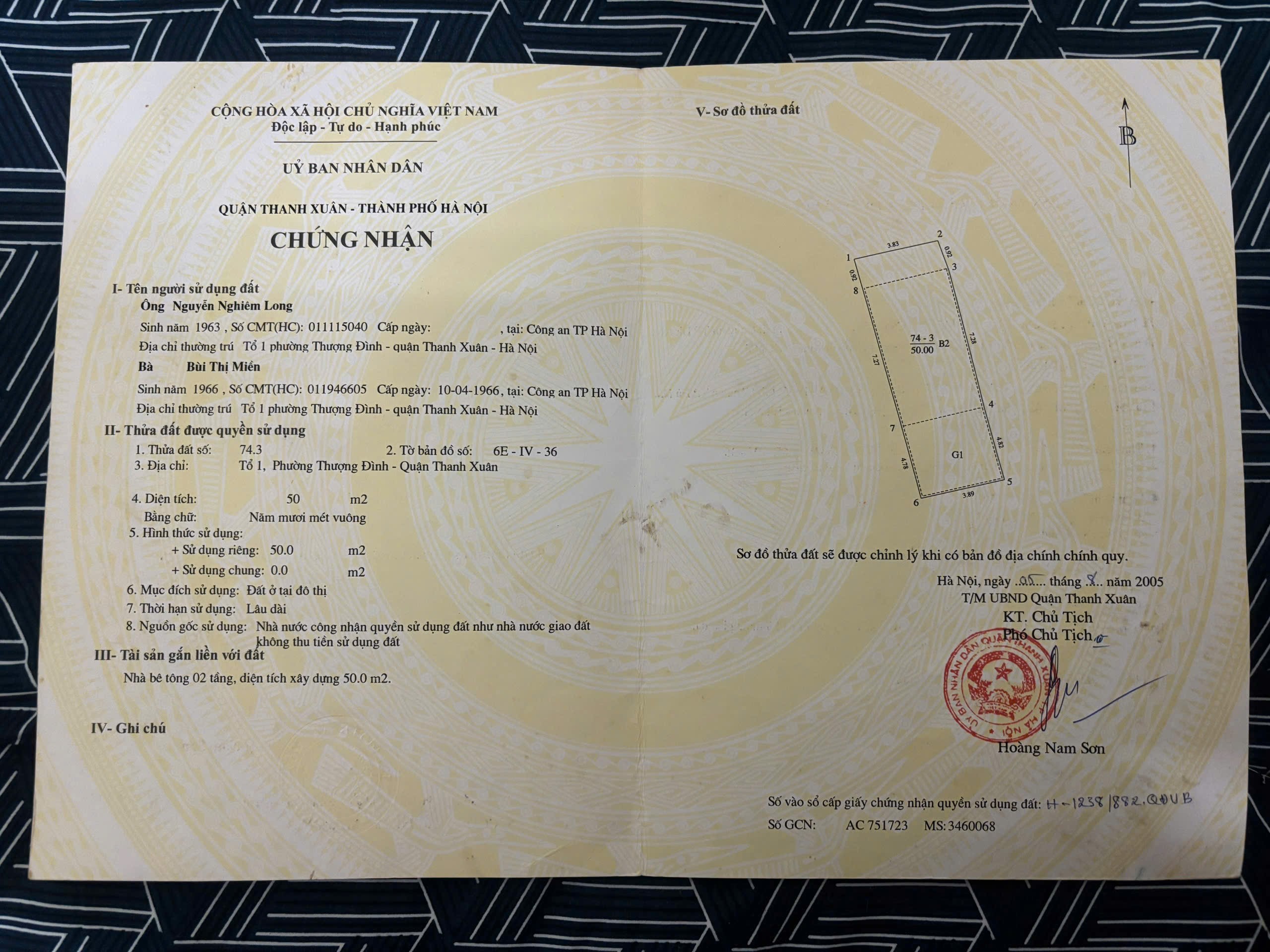 BÁN NHÀ 36A CỰ LỘC – ÔTÔ VÀO NHÀ 4