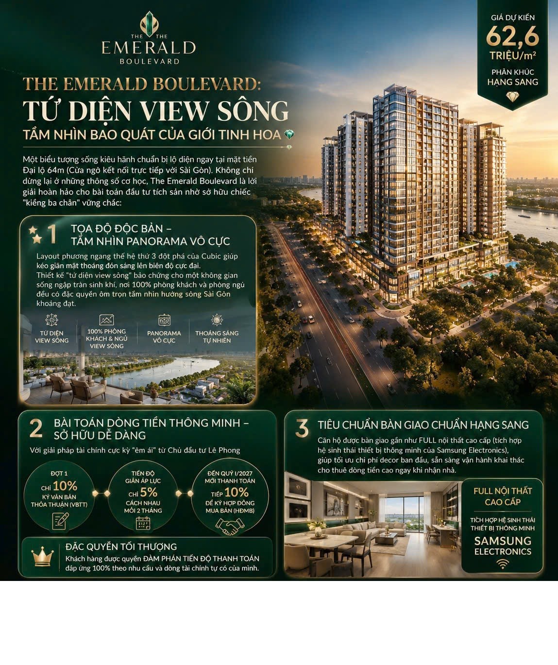 Căn hộ TPHCM thanh toán chỉ 15tr/tháng, giá chỉ 2.8 tỷ 2