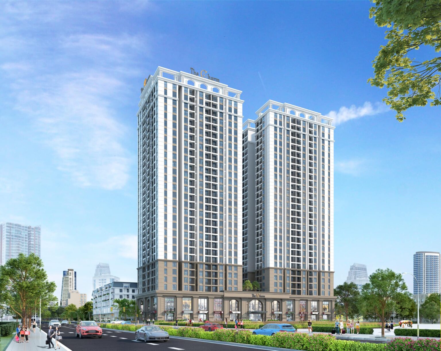 Cho thuê Văn phòng dự án The Charm An Hưng, Diện tích từ 200m²-, Giá Thương lượng 4