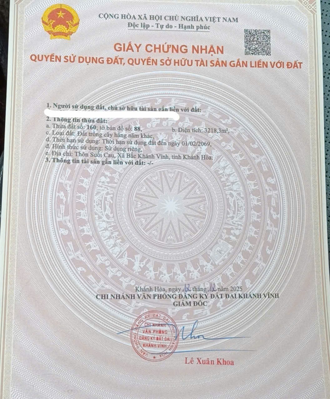 Bán lô đất vườn Khánh Đông đường thông sát bên Tỉnh Lộ 8 - gần sông mát mẻ 7