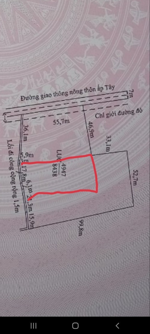 Đất lúa Óc Đảo xã Long Hựu 1000m2 Chủ cần bán gấp giá rẻ đầu tư 1 tỏi 2 6